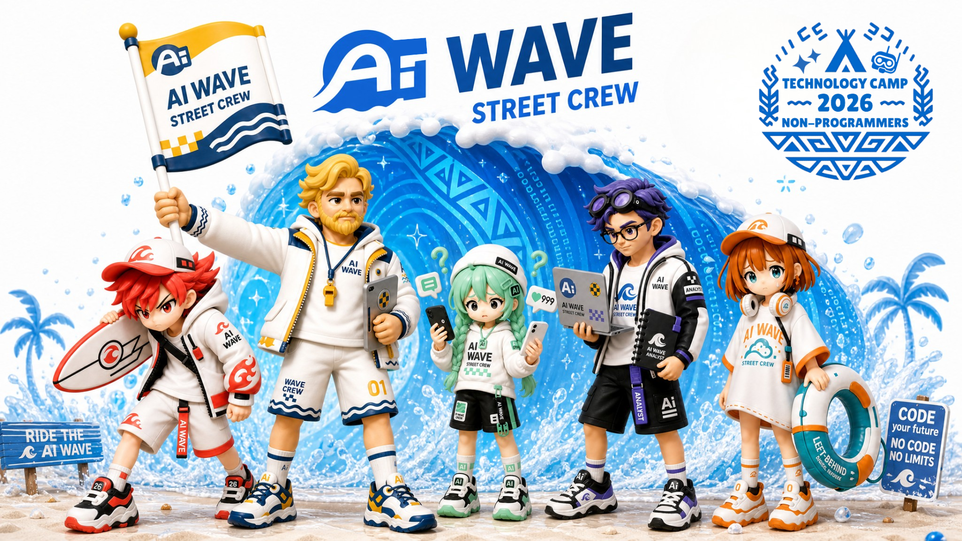 AI WAVE STREET CREW キービジュアル